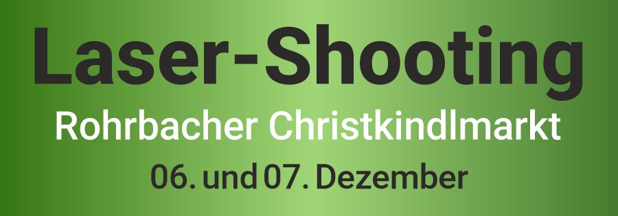 Schloßschützen Rohrbach: Weihnachts-Laser-Shooting