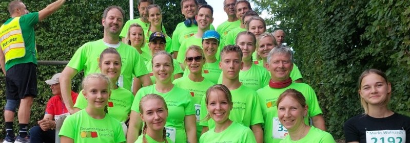 Gesundheitszentrum Ernstorfer beim Lauf 10 - wir waren dabei!