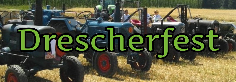 Agrar-Oldies Ottersried - Drescherfest am 3. Oktober startet mit Frühschoppen