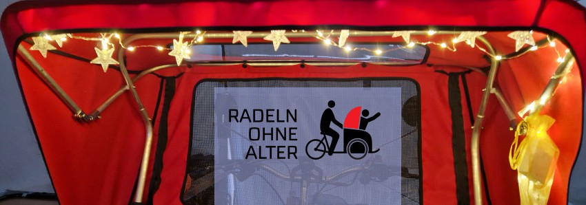 Radeln ohne Alter: Fahrten mit der Rikscha im Advent