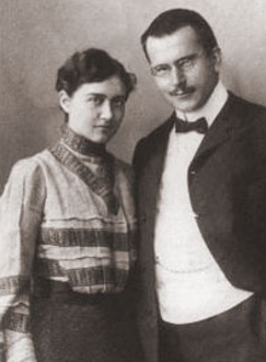 Emma und Carl Gustav Jung (etwa 1903) - Das Bild stammt von einer astrologischen Datenbank aus dem Artikel über Emma Jung