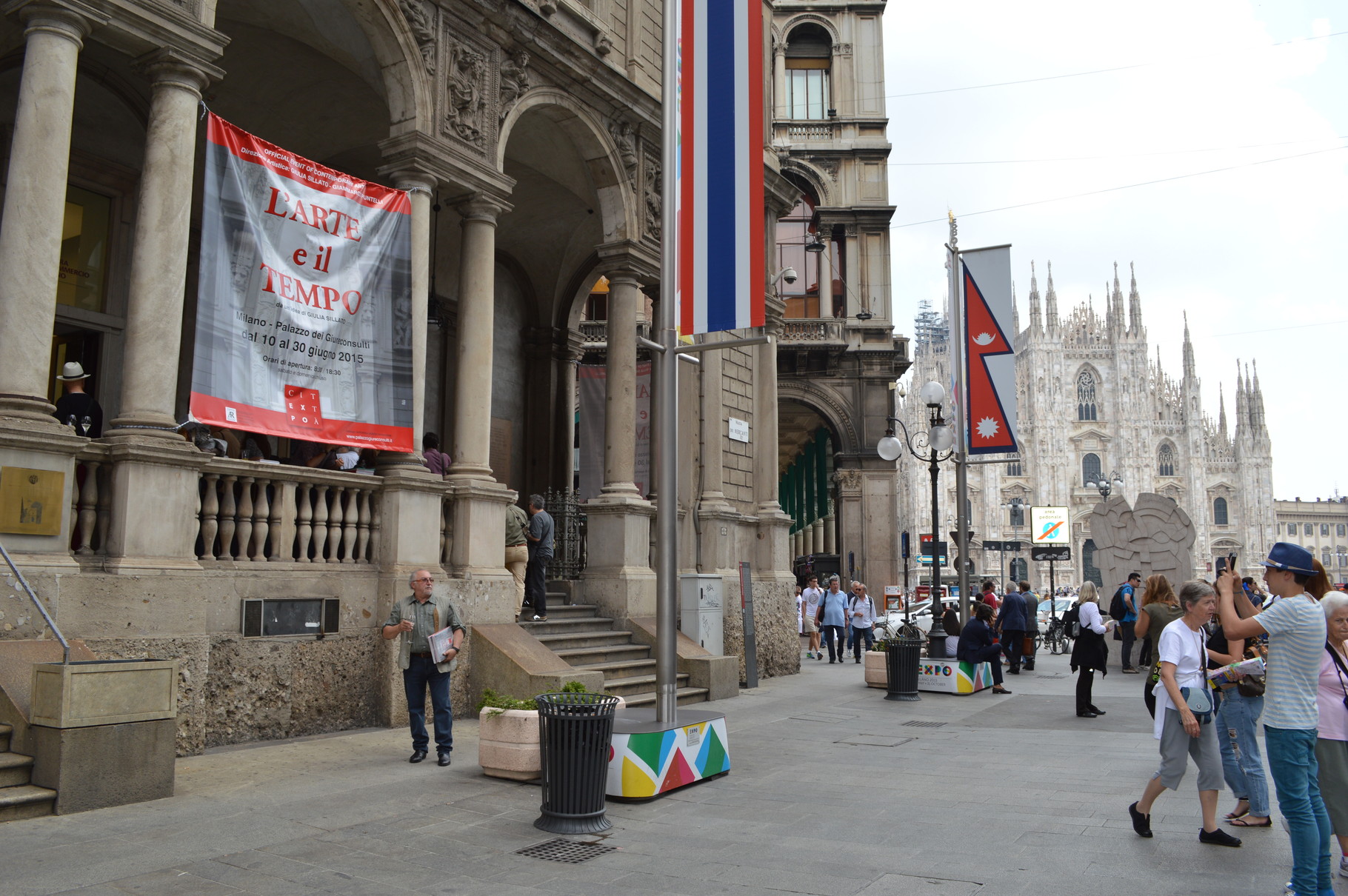 Facciata palazzo Giureconsulti, Piazza Duomo, Milano