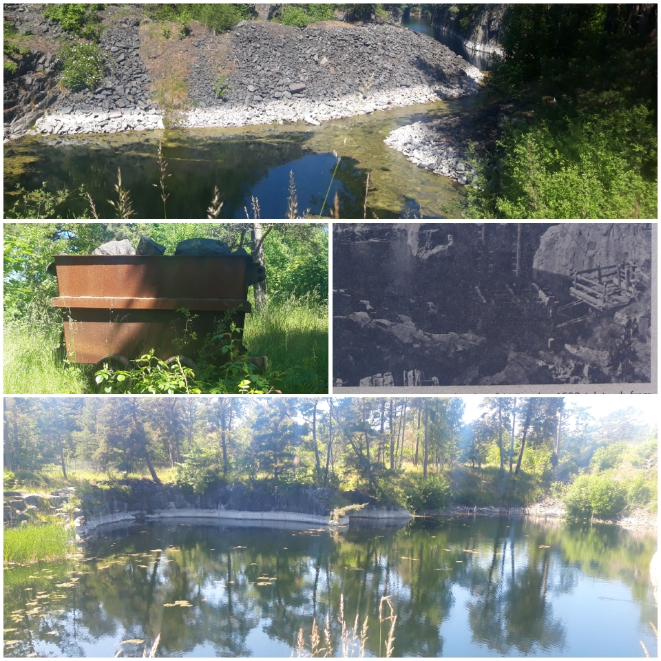 Alte Grube auf der Insel