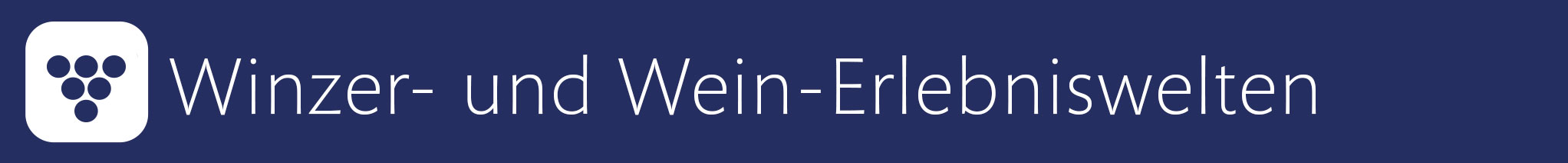 Deutschlands Weinrouten und Weinregionen auf GENUSS ERFAHREN - präsentiert vom Deutschen Weininstitut