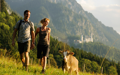 Wandern auf königlichen Spuren (Copyright: Füssen Tourismus und Marketing /www.guenterstandl.de)