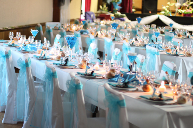 Décoration de salle bleu turquoise
