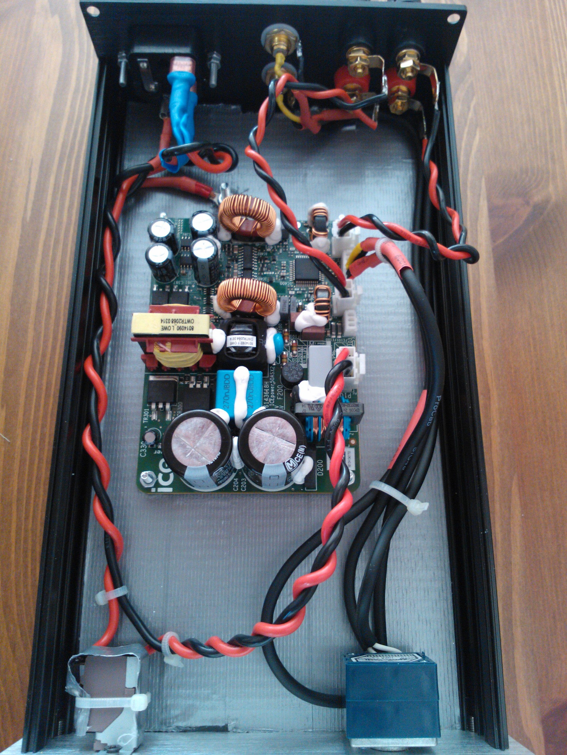 Hochwertiger Amp mit Icepower 50 ASX2 SE Modul gazzadiyaudio.de