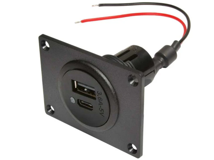 neue Doppel-USB-Steckdosen