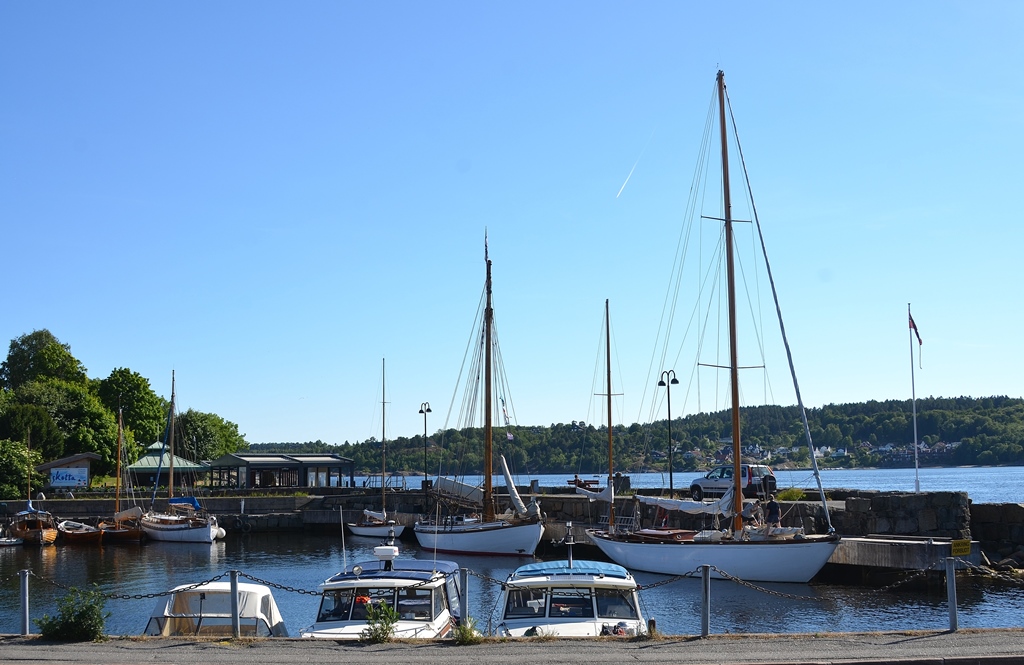 Der Hafen von Larvik