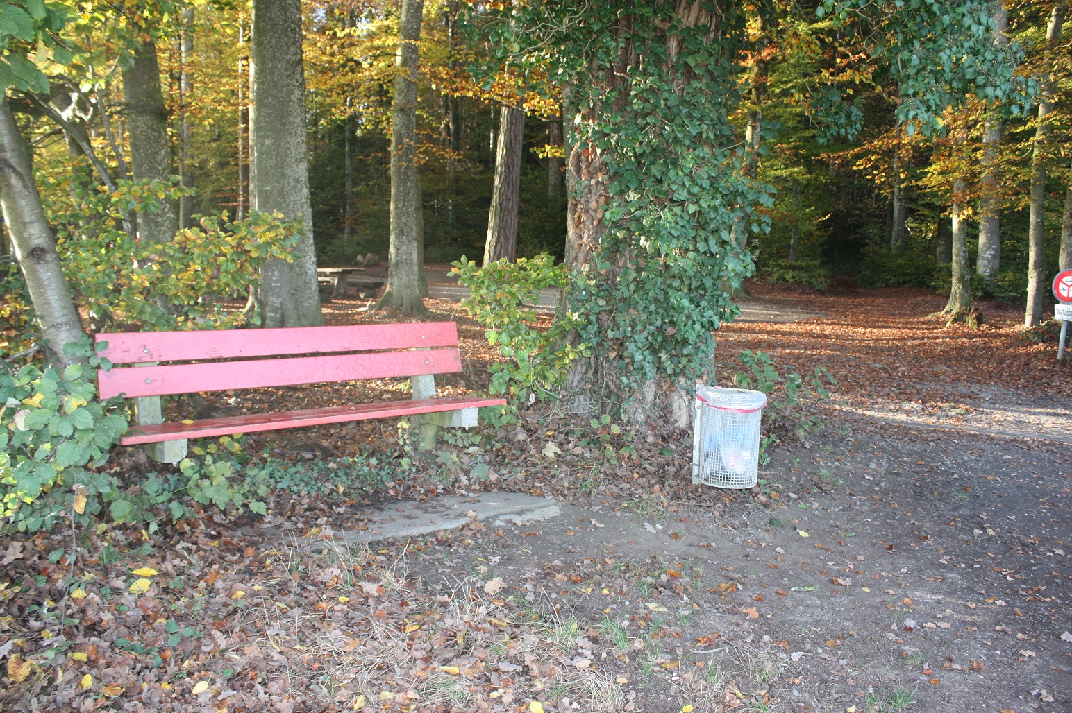 Verkehrsverein Fahrwangen - Ruhebank "Eingang Flurenwald" (DDT)