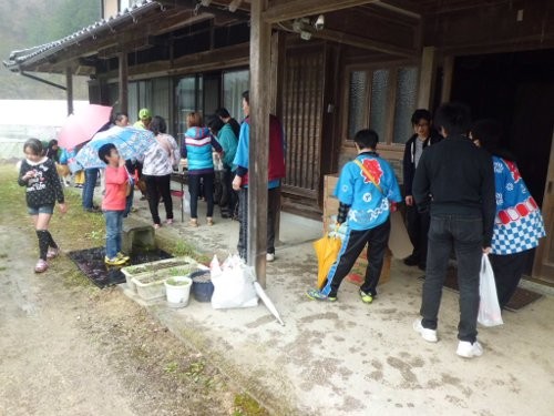 お祭り当日、御輿回り・・イン木の実地区