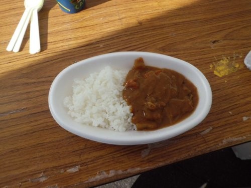 商工会のカレー・・４００円