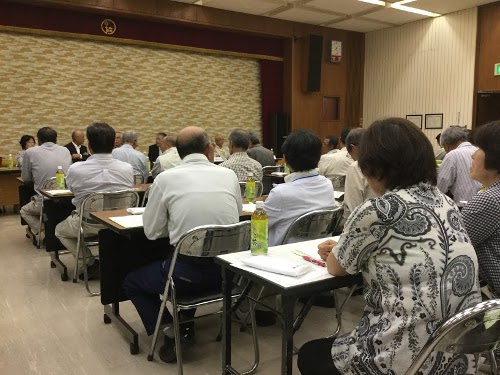 東美濃農協総代会の事前説明会、恵南地区