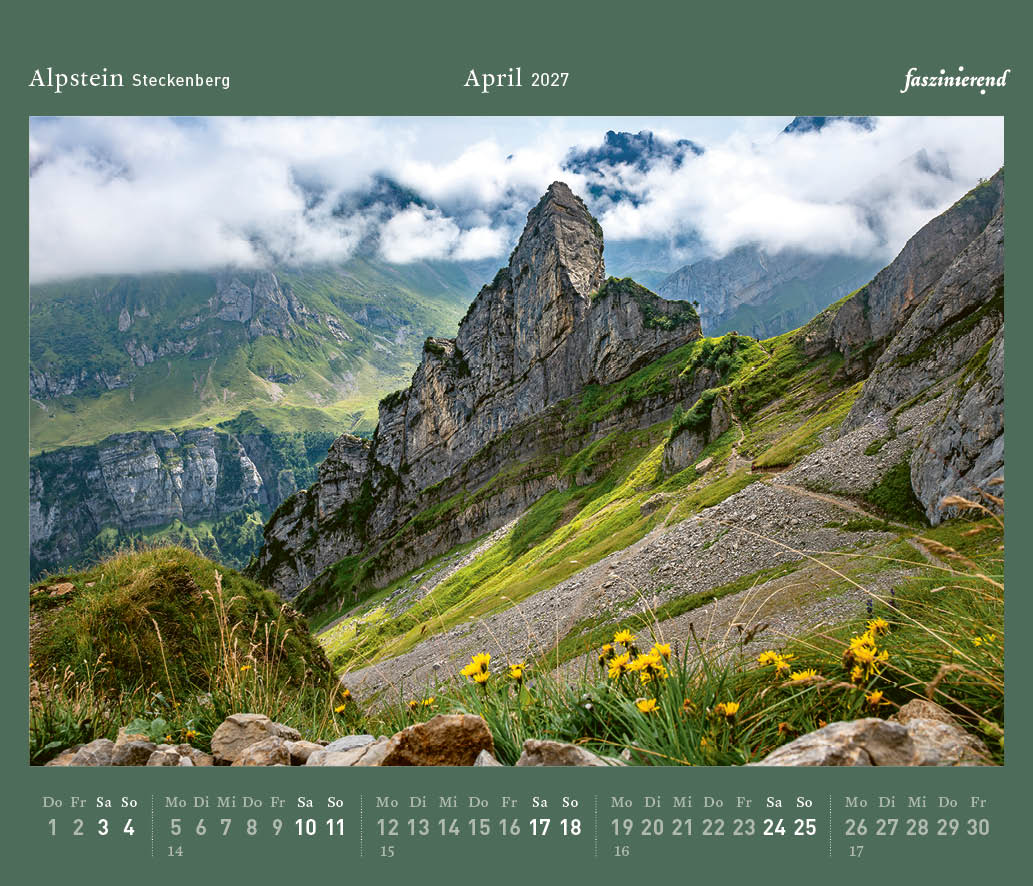 Tischkalender 2027 Kalender Alpstein