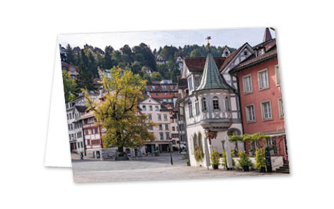 Grusskarte St. Gallen Beispiel