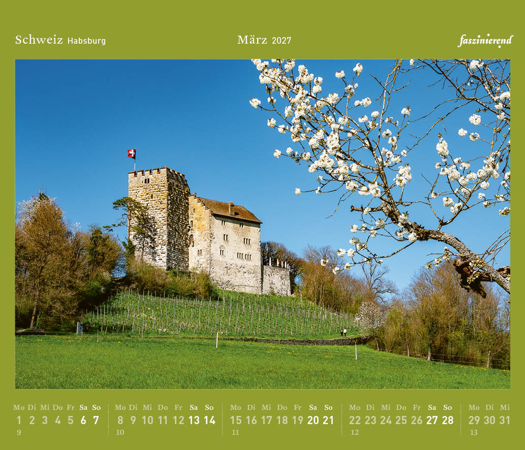 Tischkalender 2027 Kalender Schweiz