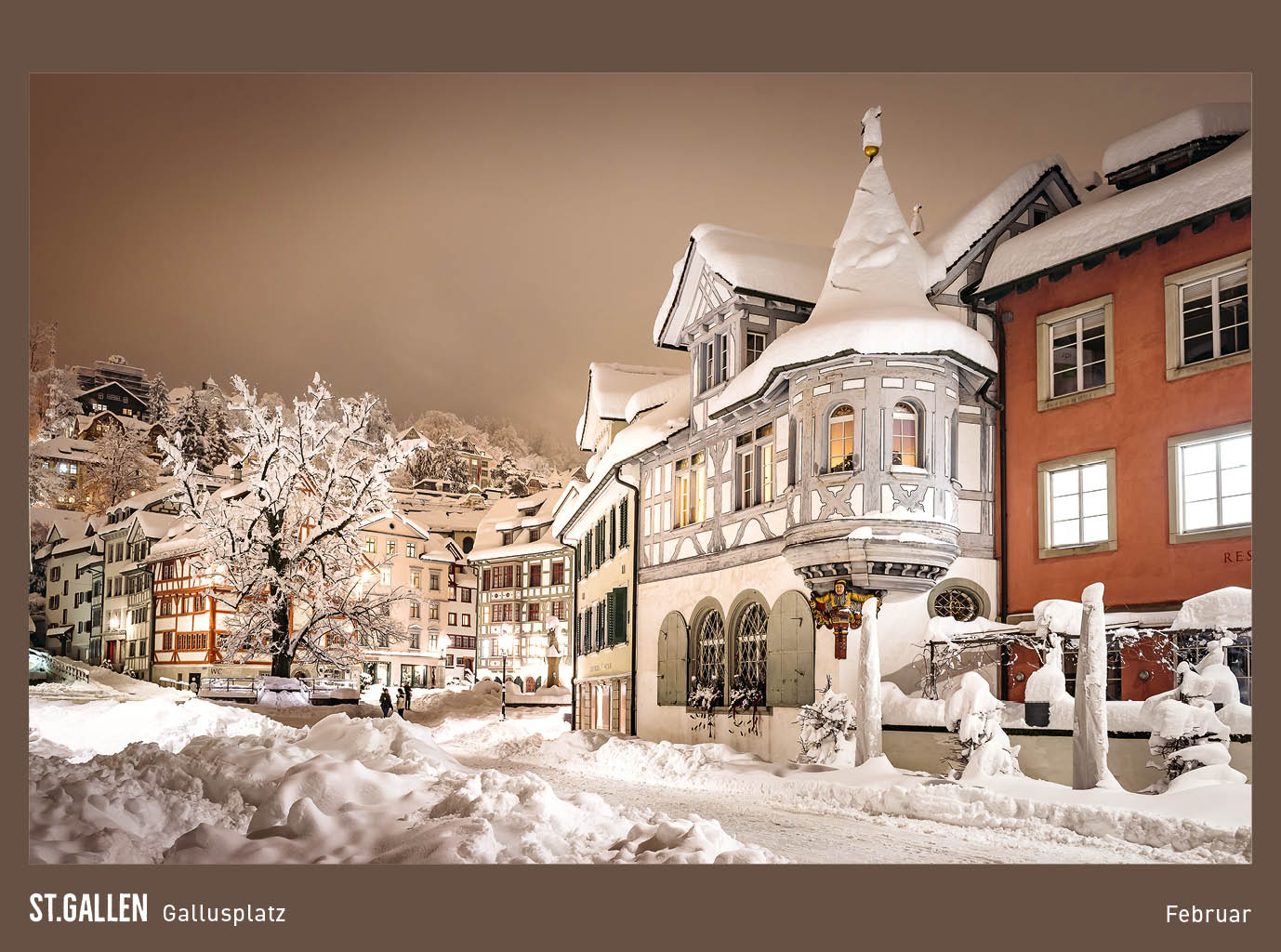 Tischkalender zeitlos St.Gallen