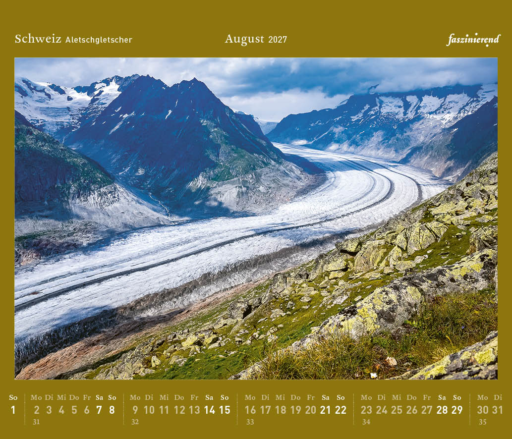 Tischkalender 2027 Kalender Schweiz