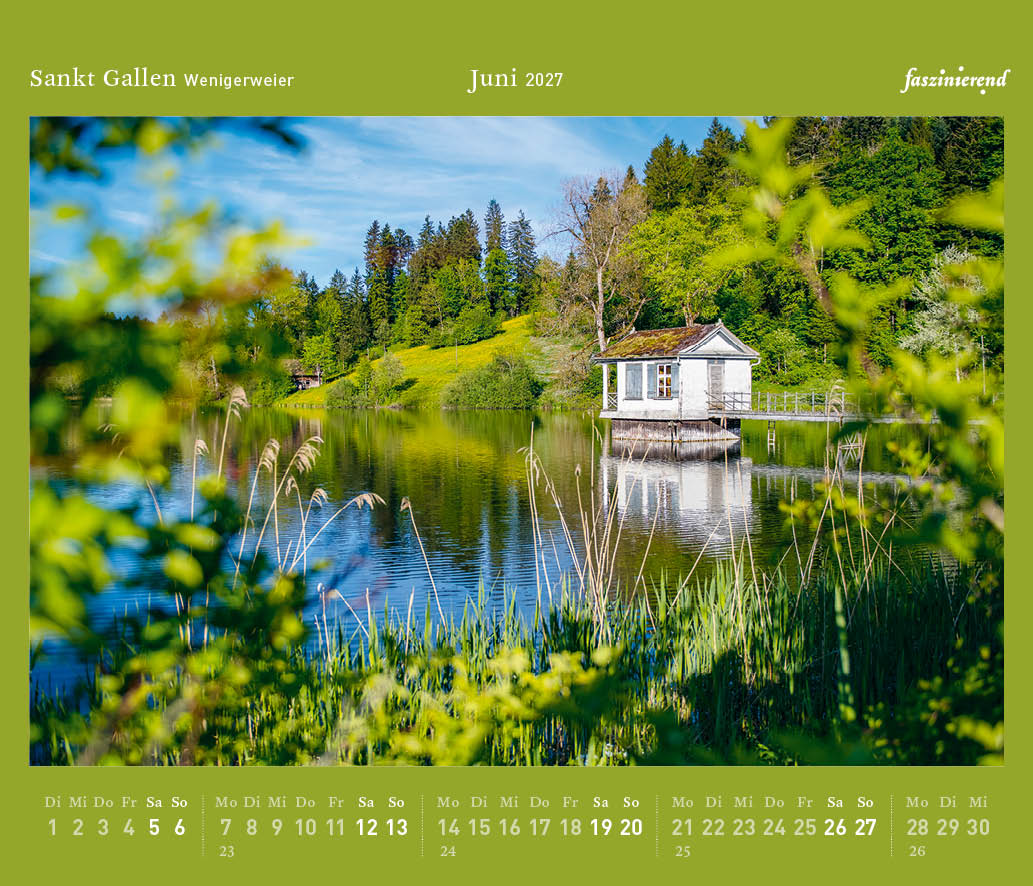 Tischkalender 2027 Kalender Sankt Gallen