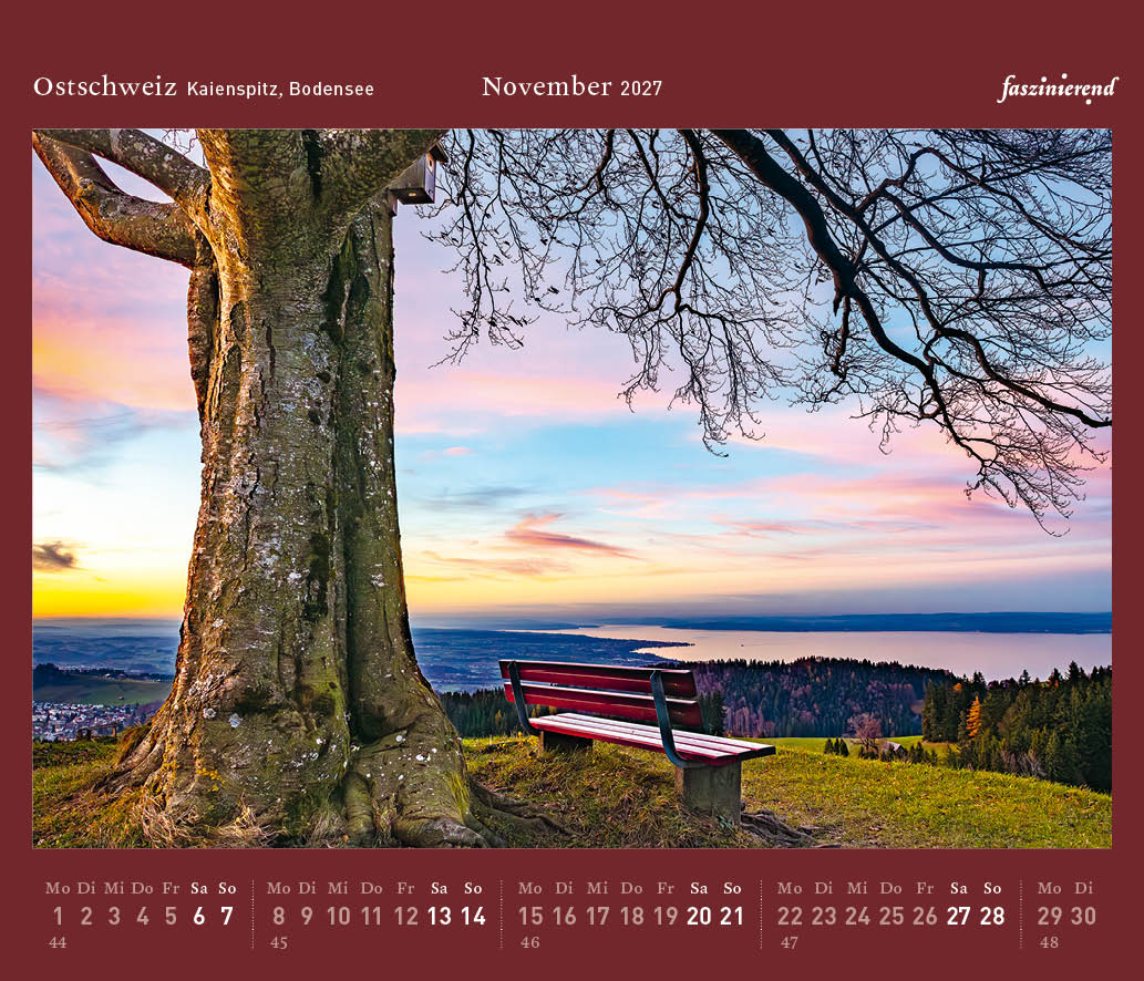 Tischkalender 2027 Kalender Ostschweiz