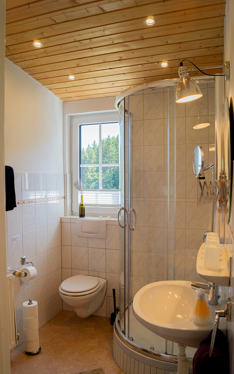 Badezimmer mit Dusche