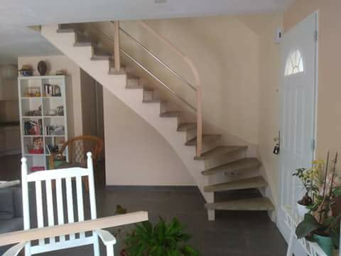 fabrication et installation escalier bois tudeils argentat beaulieu 19120