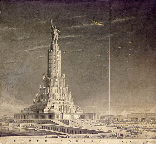 Palace of Soviets perspectice