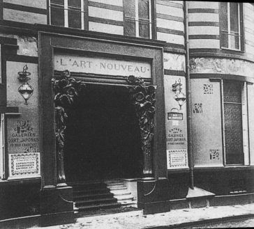 Maison de l'Art Nouveau in Paris, Gallery entrance, 1895