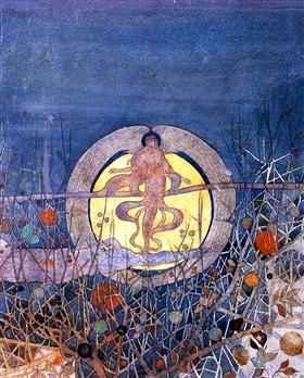 The Harvest Moon,1892 Charles Rennie Mackintosh