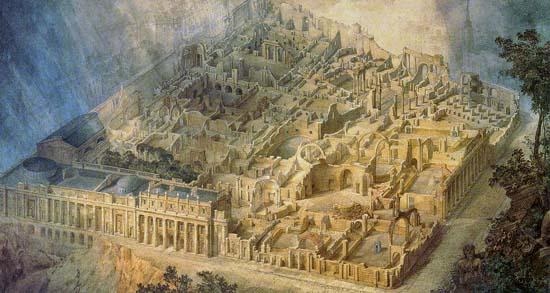 Joseph Gandy, Soane’s Bank of England as a ruin, 1830, Soane Museum London