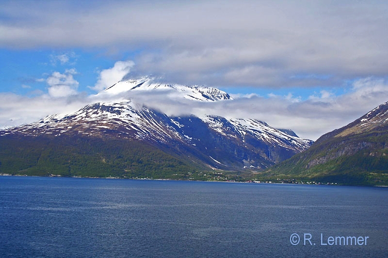 Fjord Landschaft bei Alta