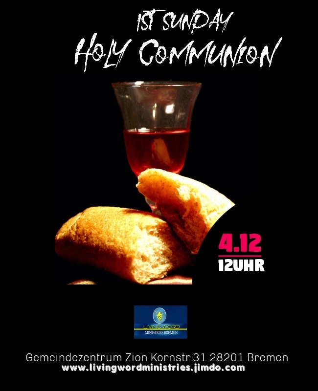 1ST Sunday Holy Communion Service 