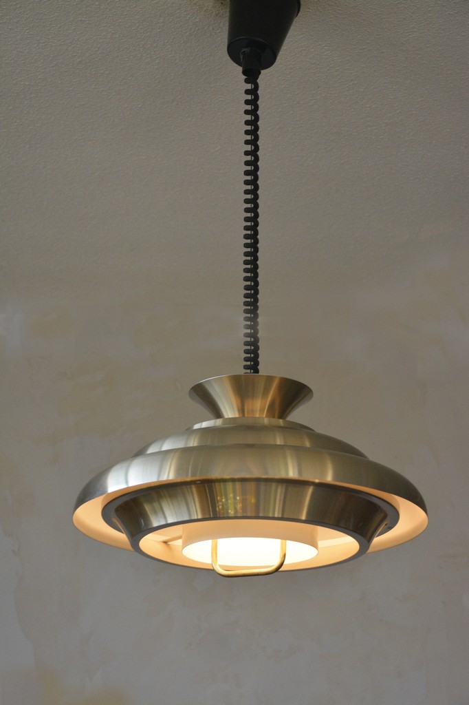 symbool Vijftig Prestatie Vintage design hanglamp, Dijkstra goud - Lichtkringen.nl