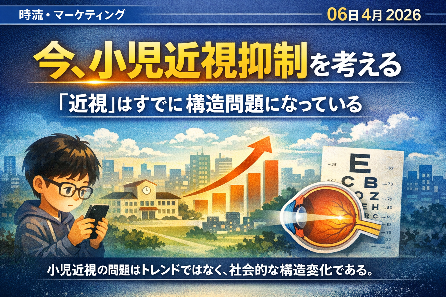 今、小児近視抑制を考える