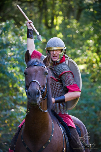 Römische Köstum - Model - Jürgen/Pferdefotografie - Pferdemuseum Verden 09/2014 Leitung & Fotografie Linda Peinemann