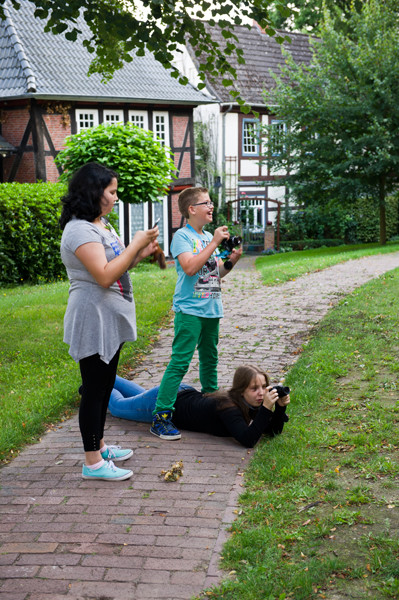 VHS Bruchhausen Vilsen "Kinder Foto Ferien Workshop" am 14.08.2014 - Wie man sieht - wir haben viel gelernt und viel Spaß gehabt!