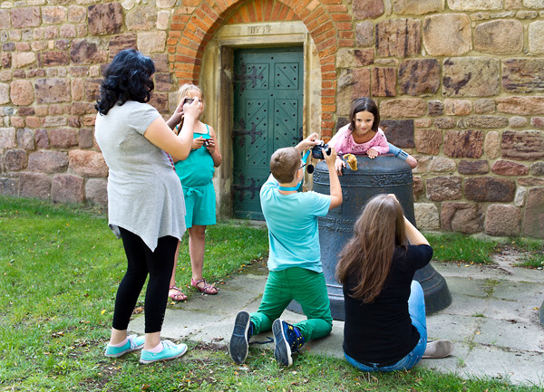 VHS Bruchhausen Vilsen "Kinder Foto Ferien Workshop" am 14.08.2014 - Wie man sieht - wir haben viel gelernt und viel Spaß gehabt!