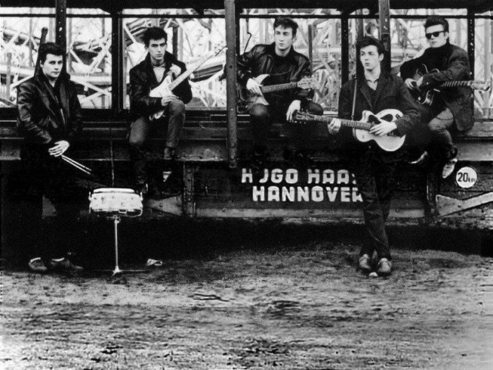 Первая фотосессия The Beatles, 1960 год 