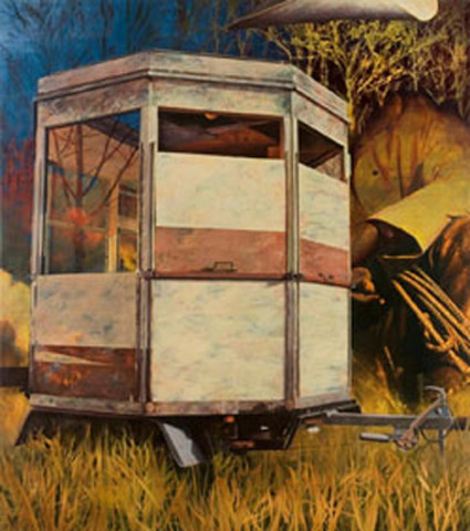 Gefährt, 2008, mixed media, 193x172 cm