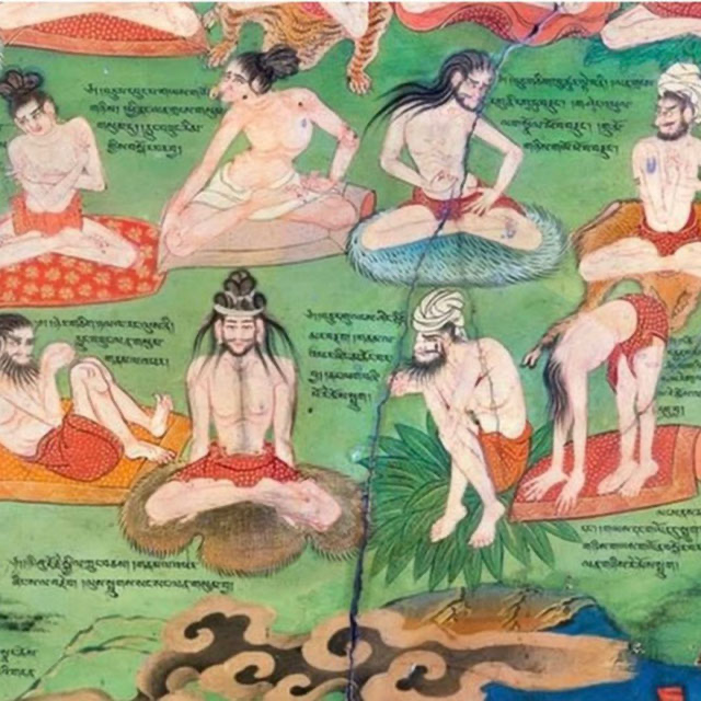 Tibetisches Yoga, Lu Jong, Tsa Lung, Tummo, Tantischer Buddhismus, Meditation, Yoga, Gesundheit, Geist, Yoga, Wandmalerei