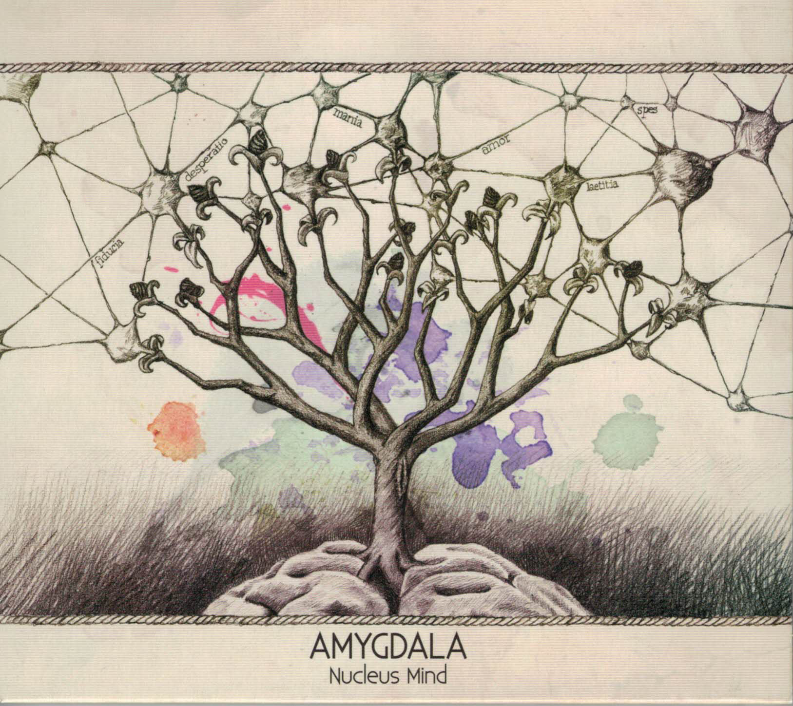 Nucleus Mind - Amygdala; 2016 Cover drawing Astrid Eidler, design & artwork Roman Voglauer