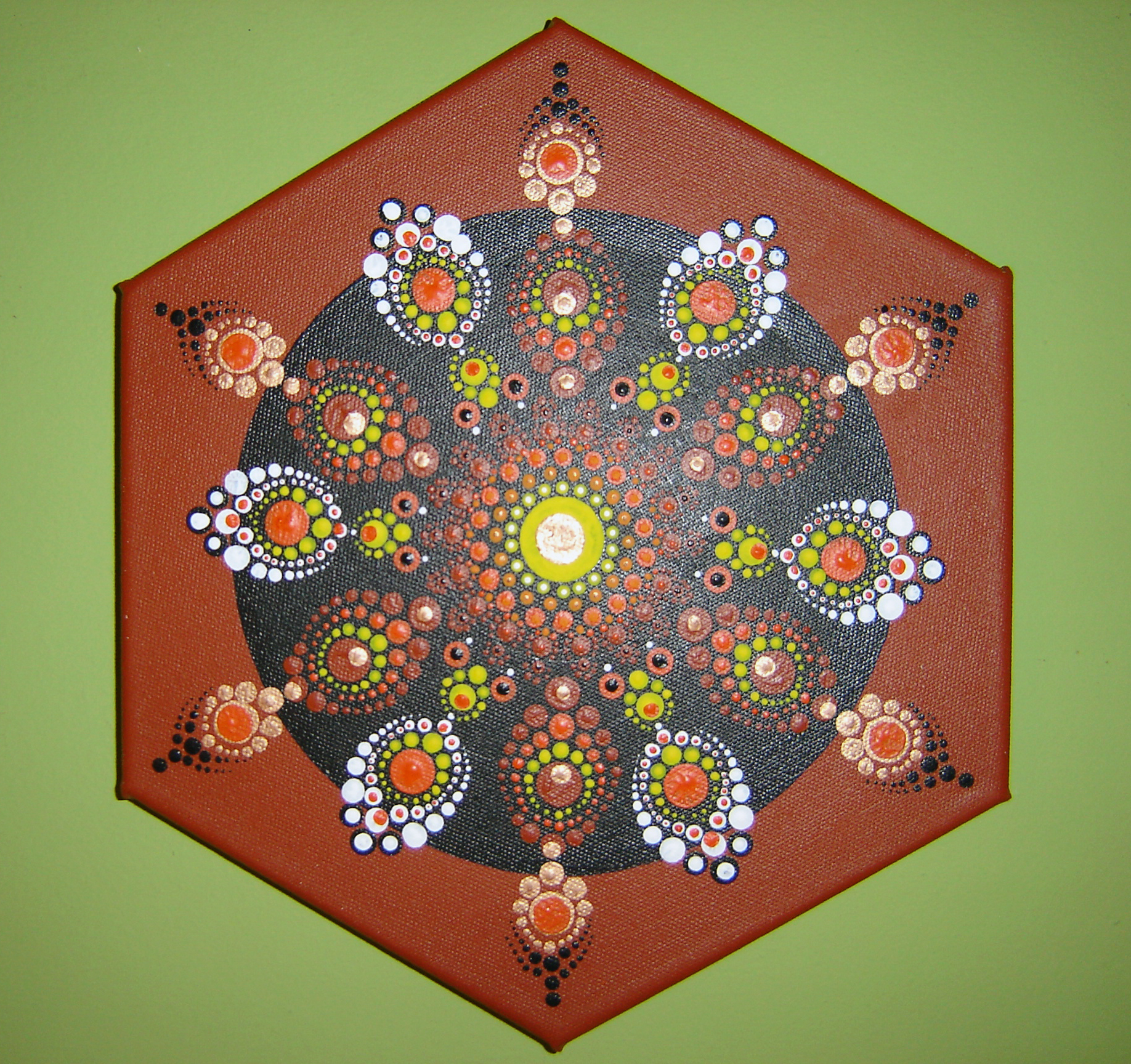  Hexagon 30 cm Durchmesser