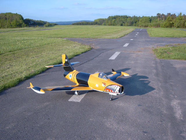 Jetmodell Dassault M.D. 450 Ouragan