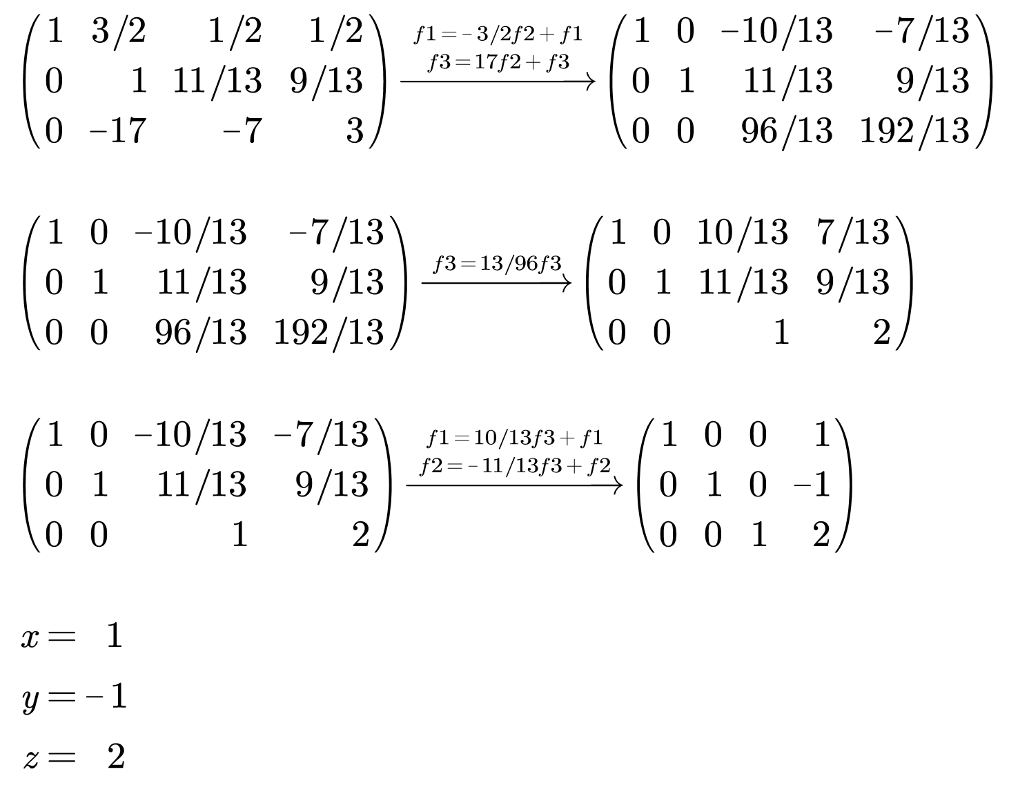 Previamente Espectacular veneno Método de Gauss-Jordan - Matemática Informática y Educación