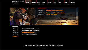 Masaaki Kishibe Web site