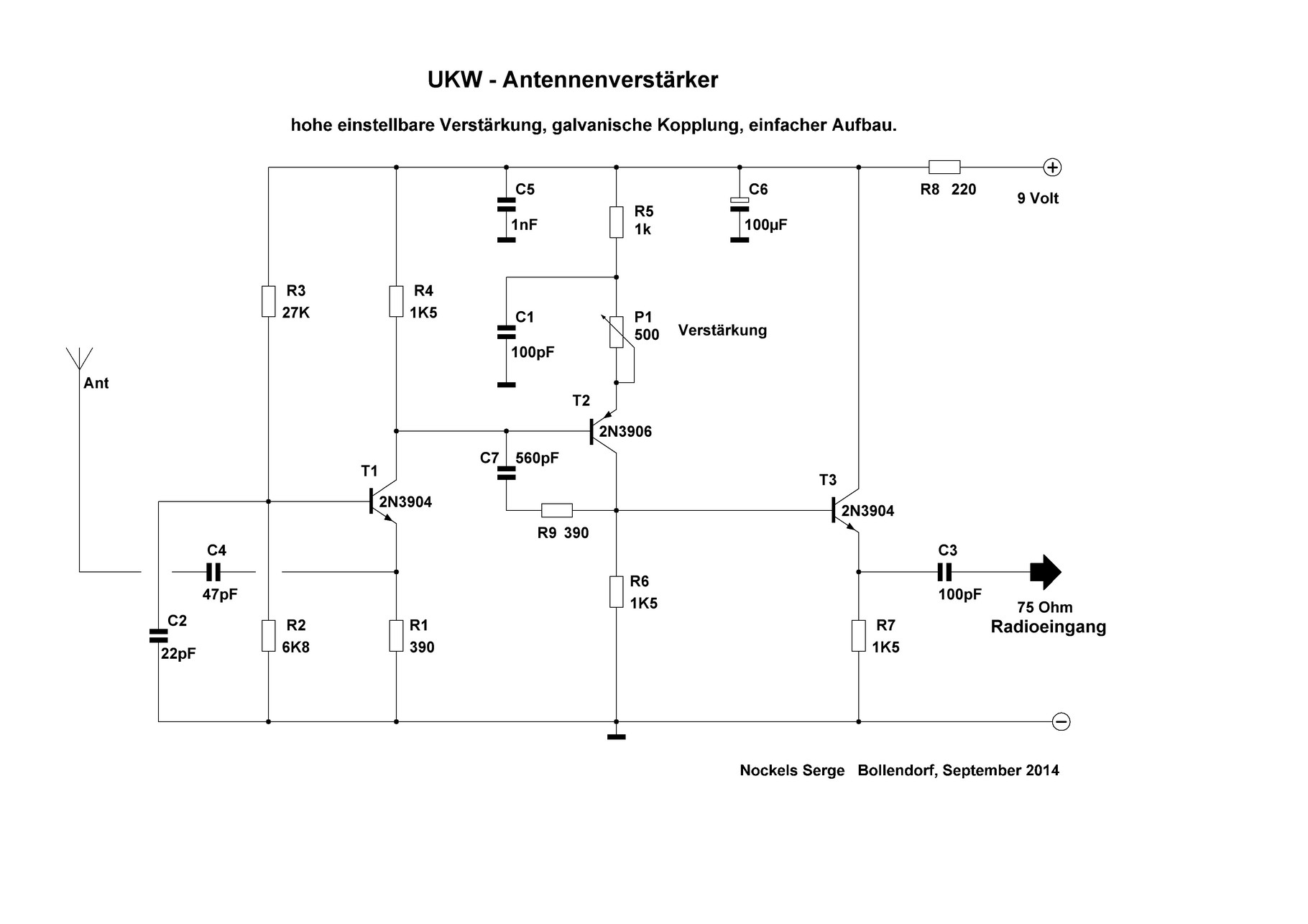 Ukw Antennenverstarker Rohrenmusik