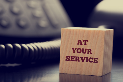 At your service - Zu Ihren Diensten