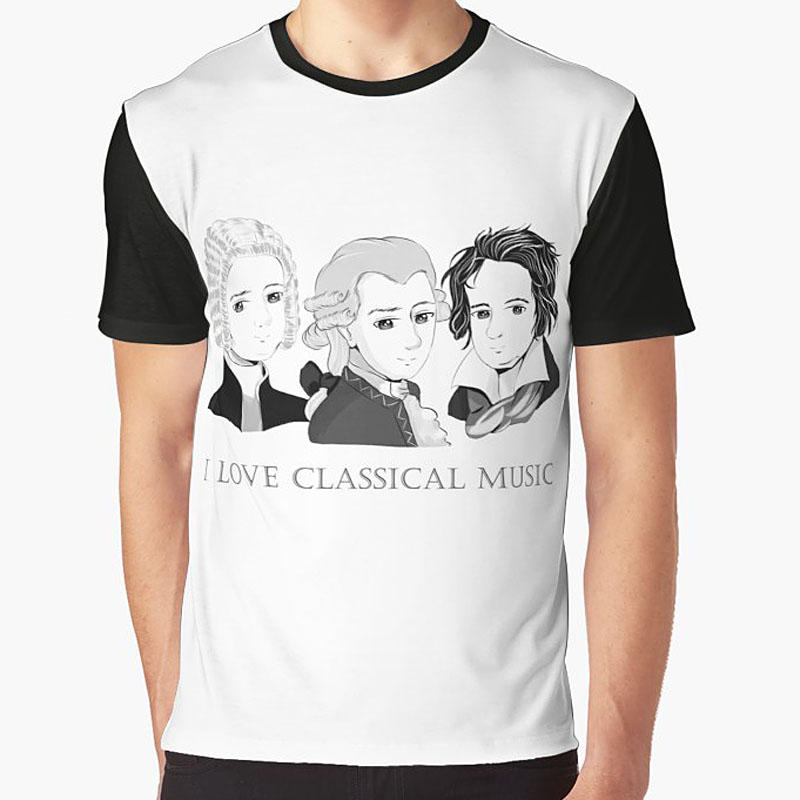 Ein Komponisten-T-Shirt.
