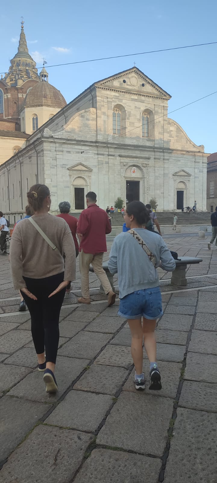 En route pour la veillée à la cathédrale