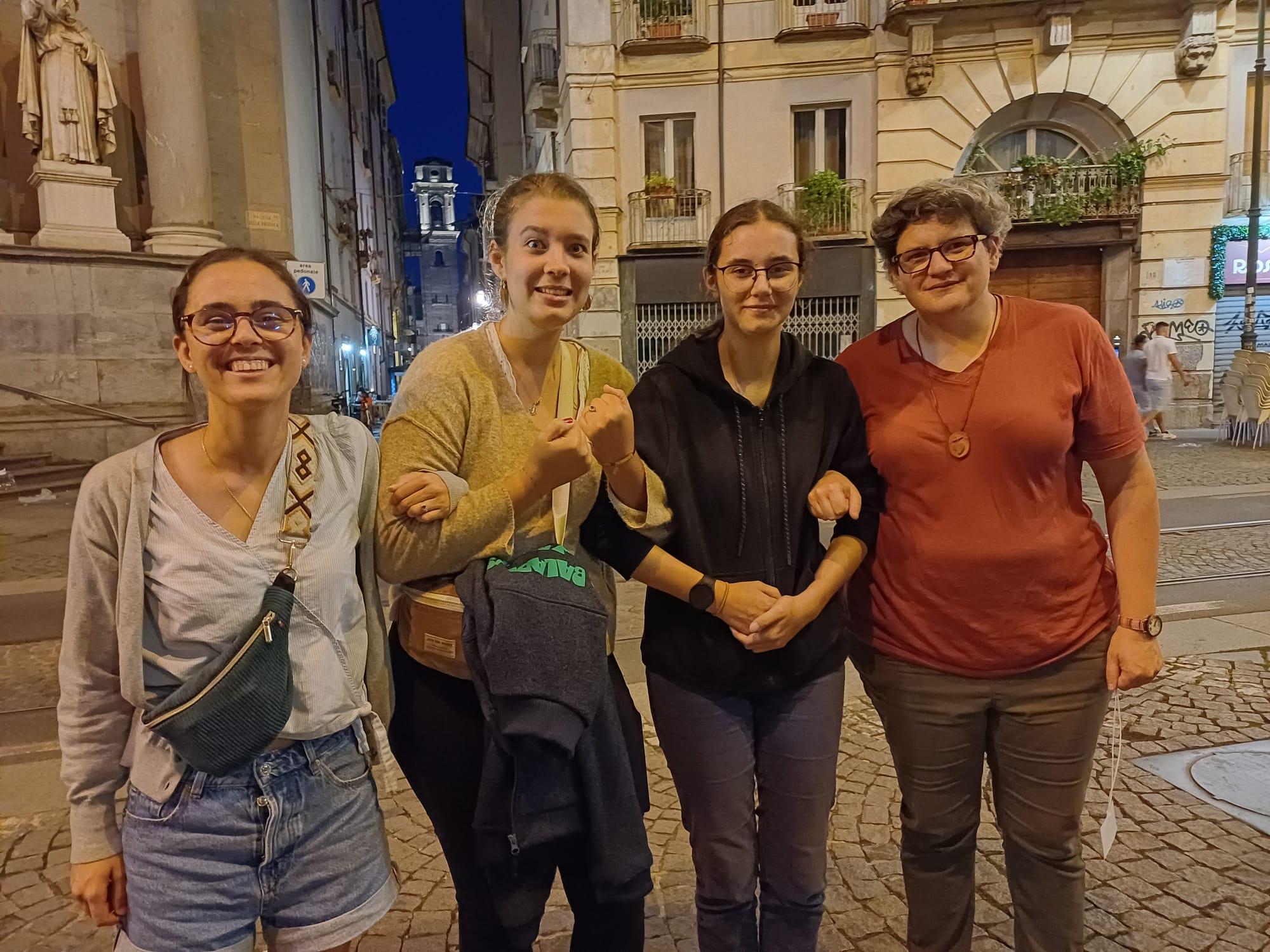 Inès, Marie-Lys, Albane et Estelle sont bien arrivées !